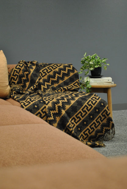 Mocha Alpaca Throw