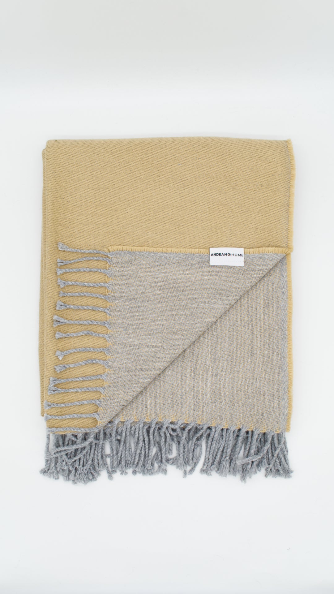 Lightweight Sand Alpaca Throw