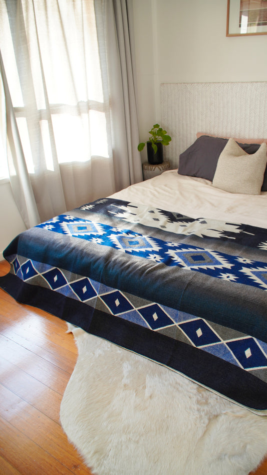 Handwoven Alpaca Throw Blanket