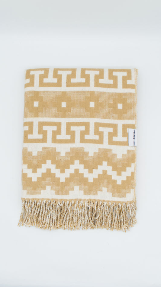 Beach Sand Alpaca Throw