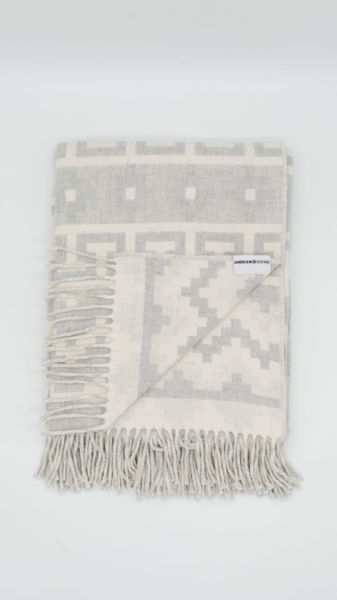 White Stone Alpaca Throw