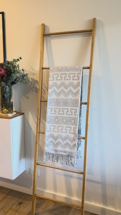 White Stone Alpaca Throw