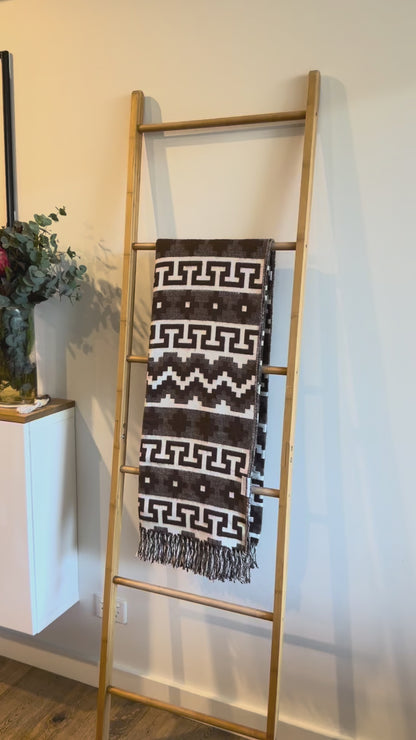 Milk Chocolate Alpaca Throw