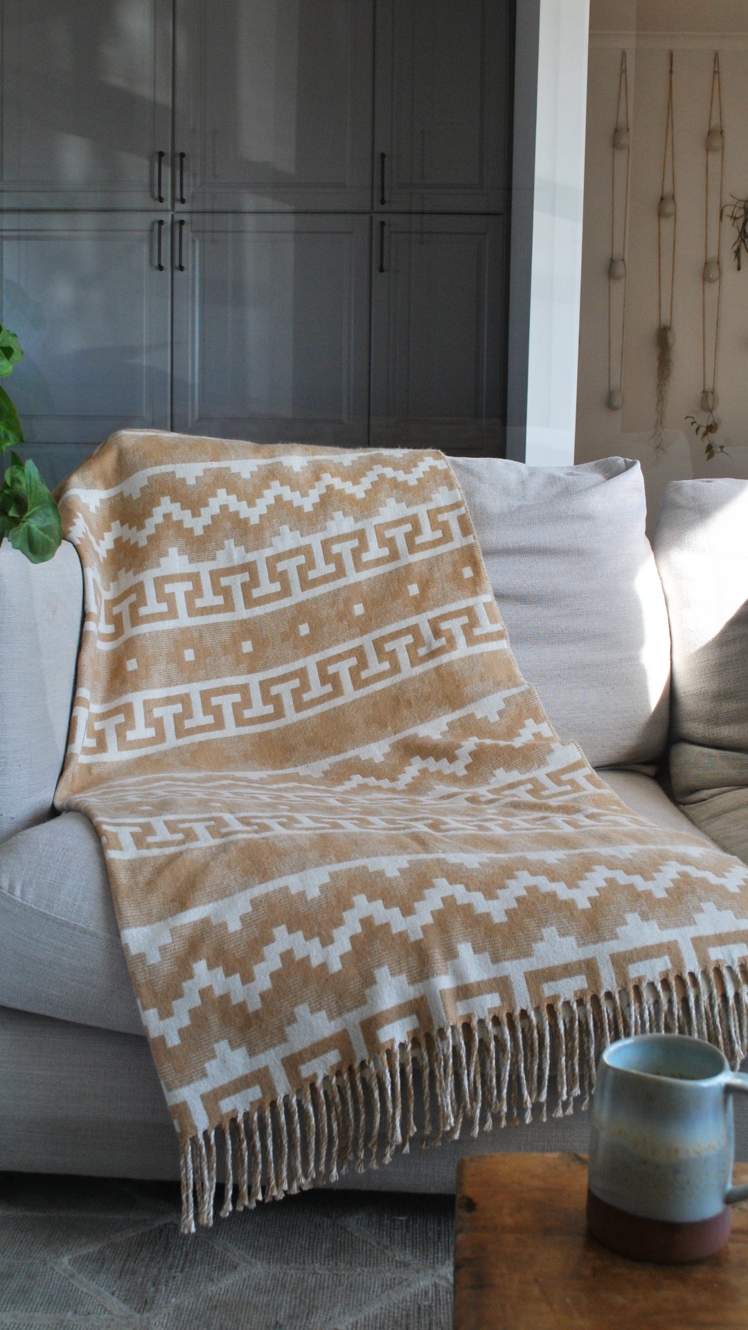 Beach Sand Alpaca Throw