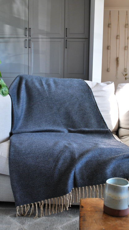 Lightweight Alpaca Throw