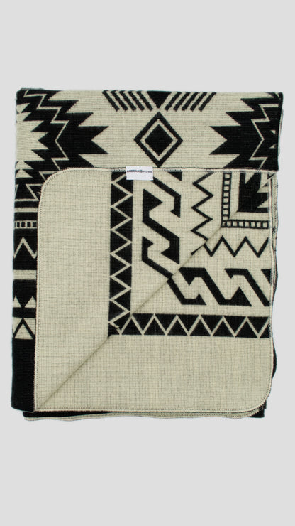 Handwoven Alpaca Throw Blanket