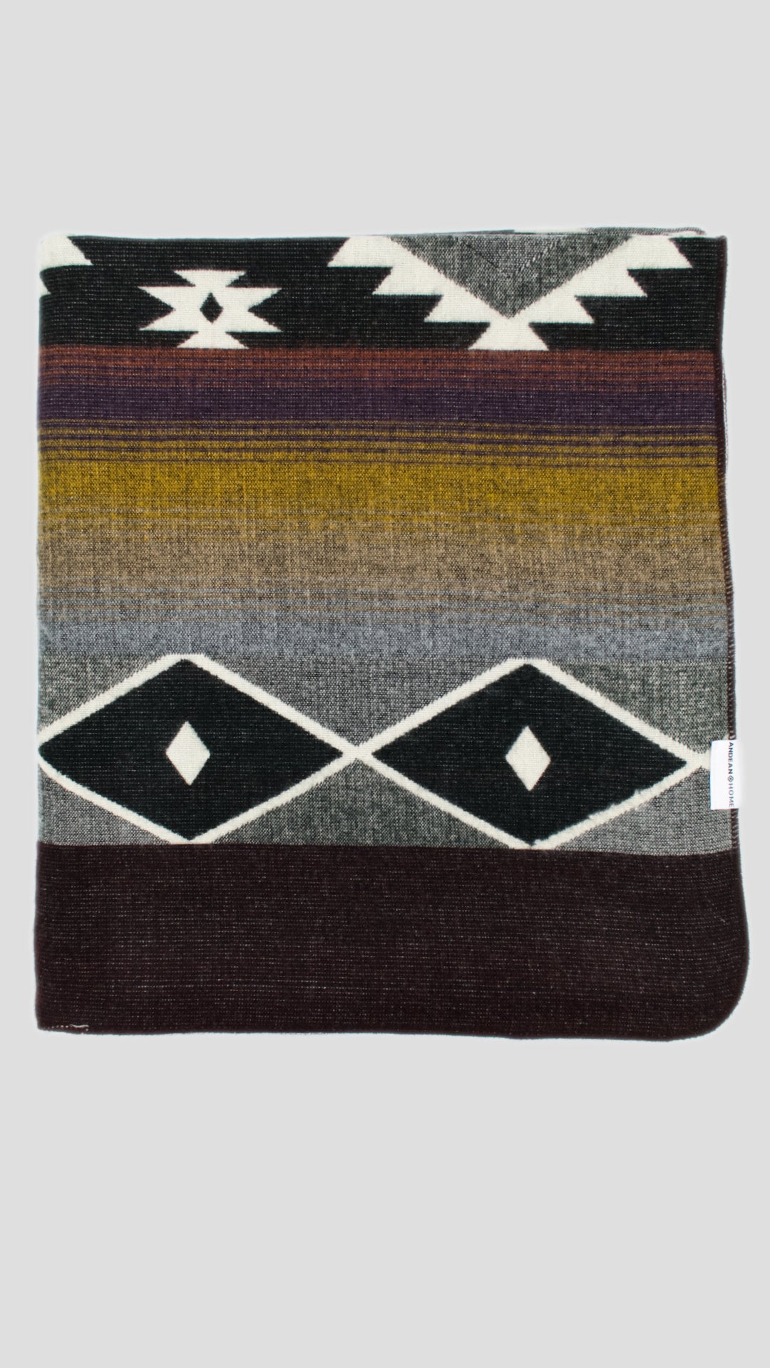 Handwoven Alpaca Throw Blanket