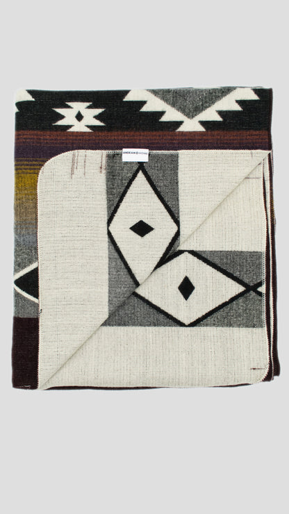 Handwoven Alpaca Throw Blanket